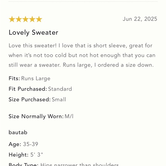 NWT Anthropologie The‎ Carys Mock-Neck Sweater by Maeve: Short-Sleeve Edition - Picture 4 of 7